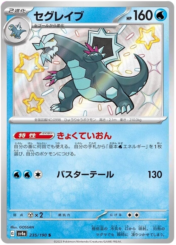 Baxcalibur SV4A 235/190 S JPN