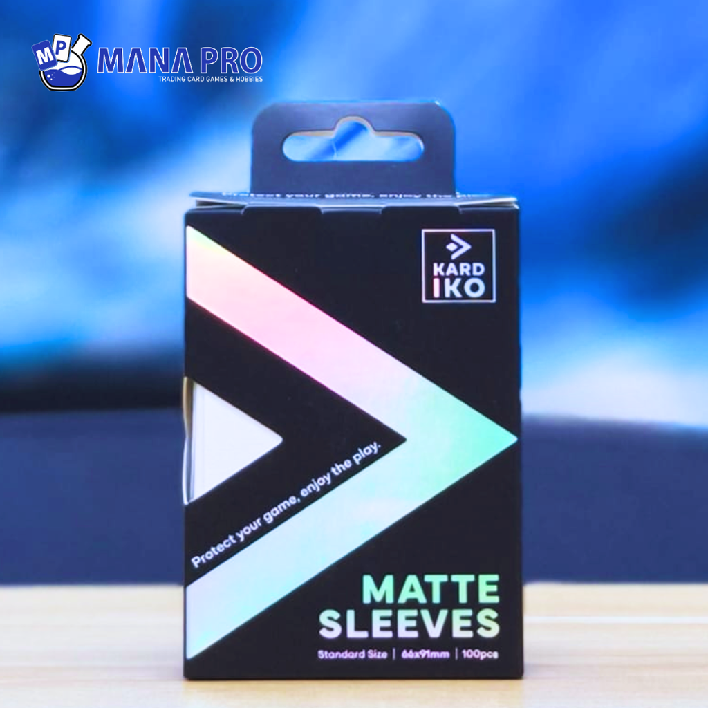 KARDIKO Standard Size Sleeves Matte Clear