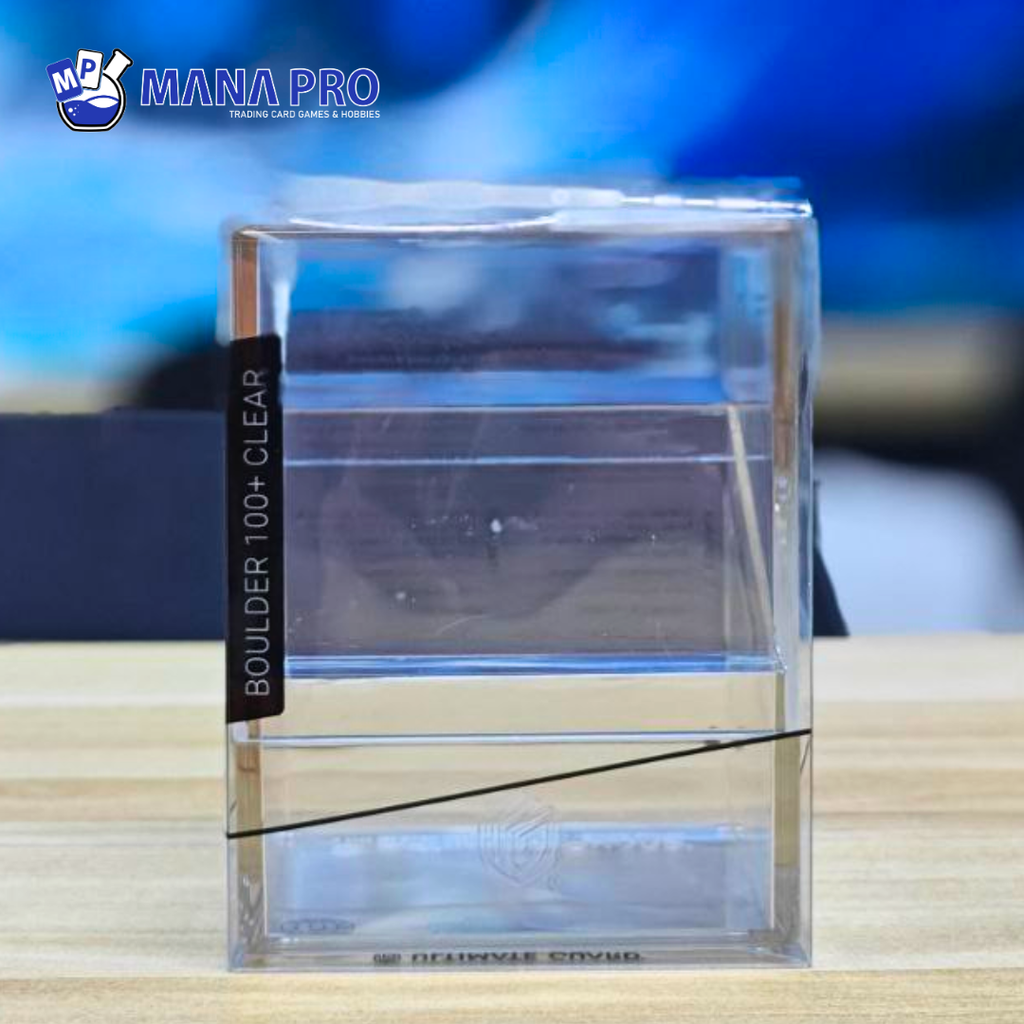 Ultimate Guard Boulder Clear Transparent 100+ Deck Case