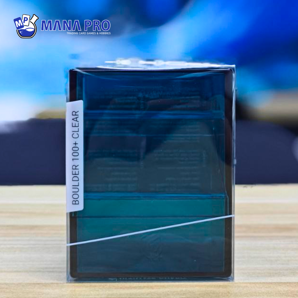 Ultimate Guard Boulder Clear Malachite 100+ Deck Case