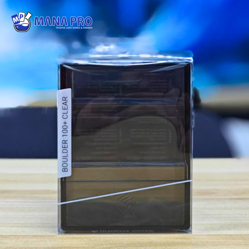 Ultimate Guard Boulder Clear Onyx 100+ Deck Case