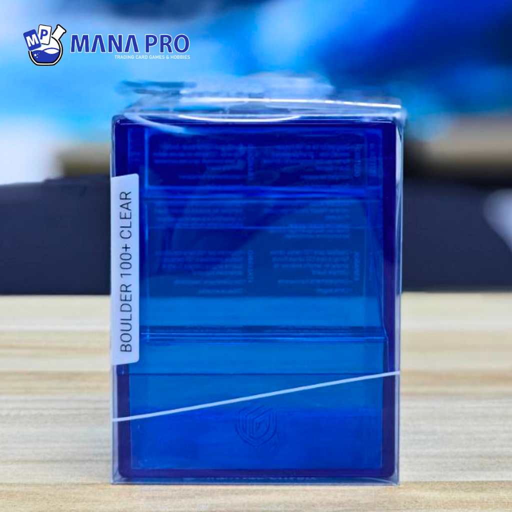 Ultimate Guard Boulder Clear Sapphire 100+ Deck Case