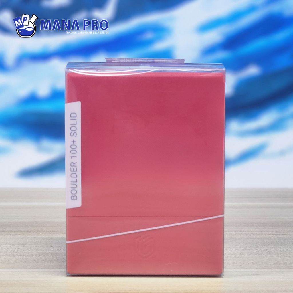 Ultimate Guard Boulder Solid Red 100+ Deck Case