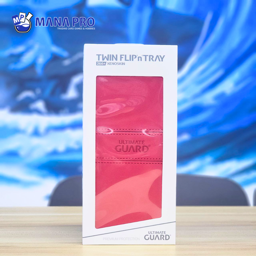 Ultimate Guard Twin N Flip Tray Xenoskin Red 266+ Deck Case