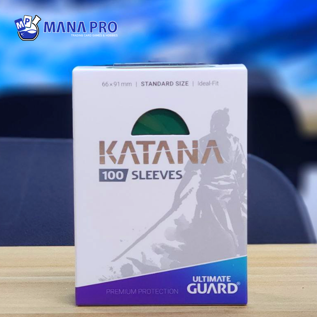 Ultimate Guard Katana Green Sleeves Standard Size