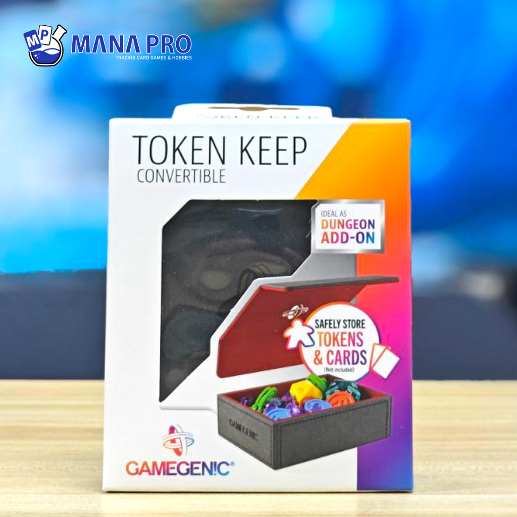 Gamegenic Token Keep Gray & Red