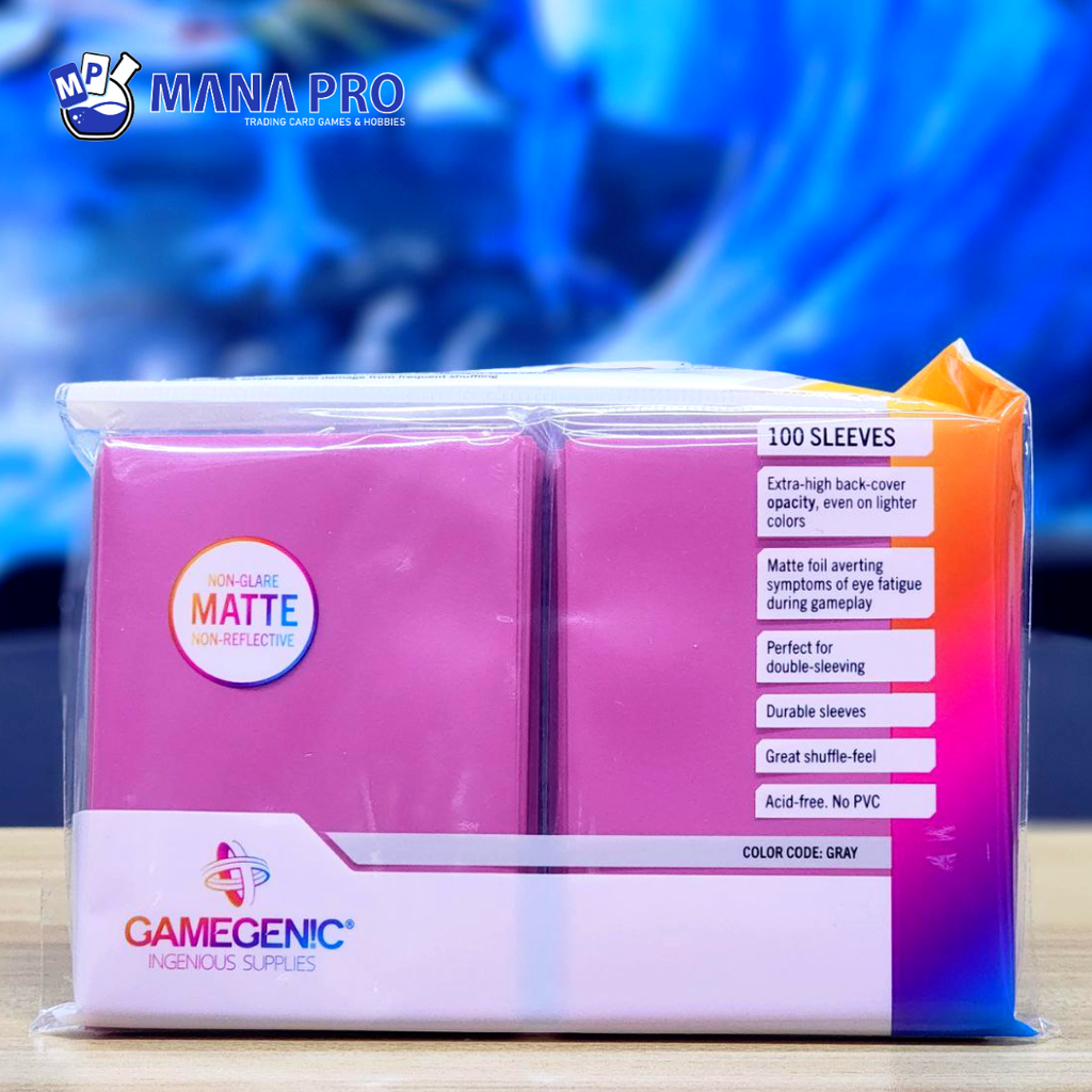 Gamegenic Pink Matte Prime Sleeves 100