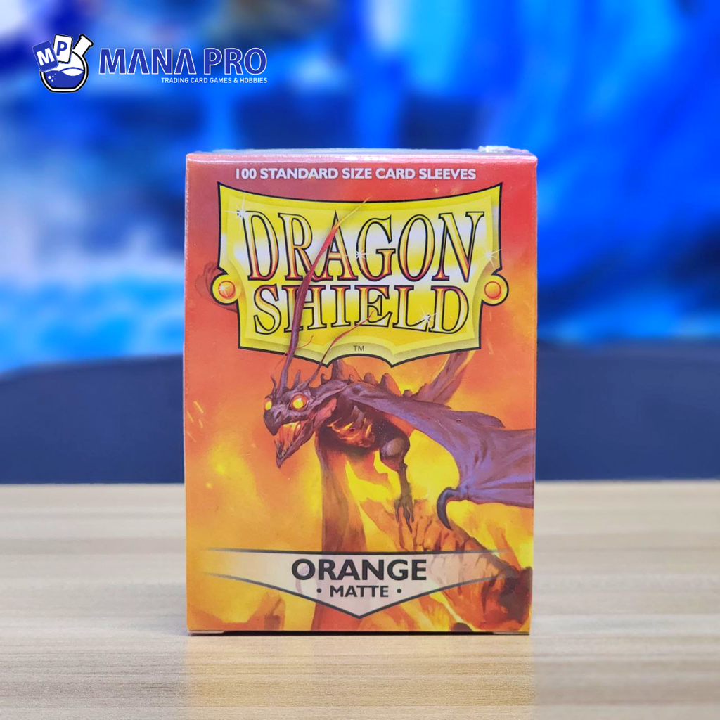 Dragon Shield Orange Matte Standard Sleeve