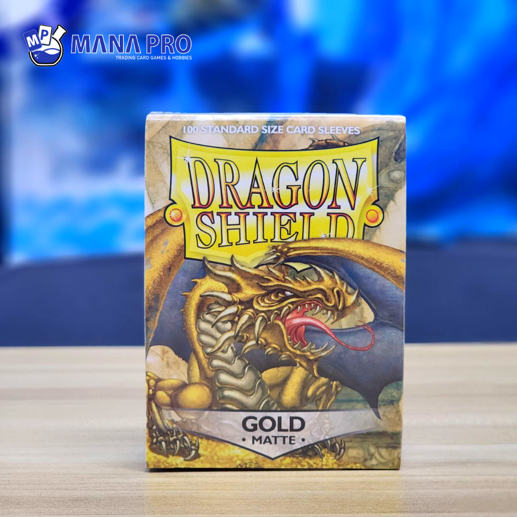 Dragon Shield Gold Matte Standard Sleeve