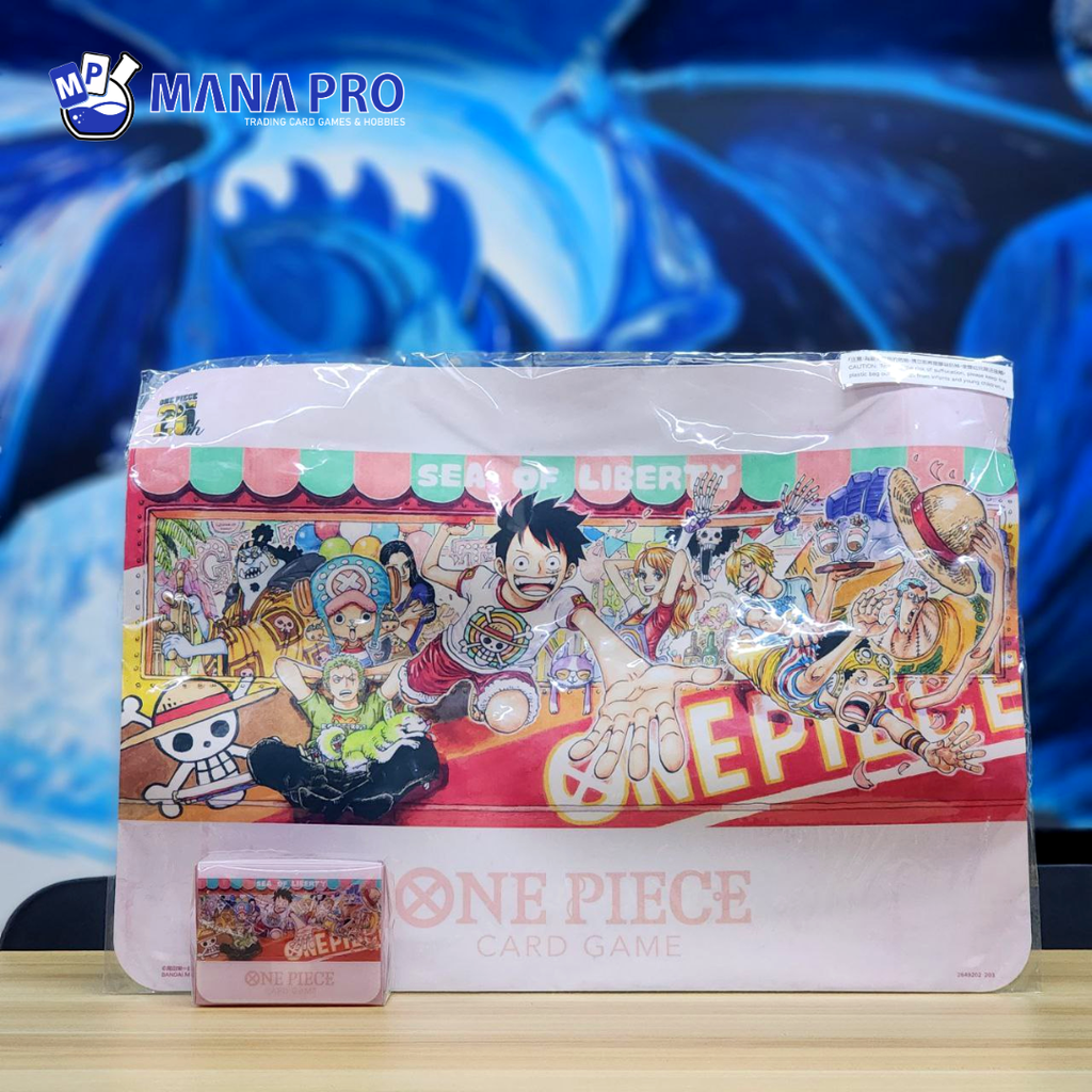 One Piece Card Game Playmat And Card Case Set 25th Edition