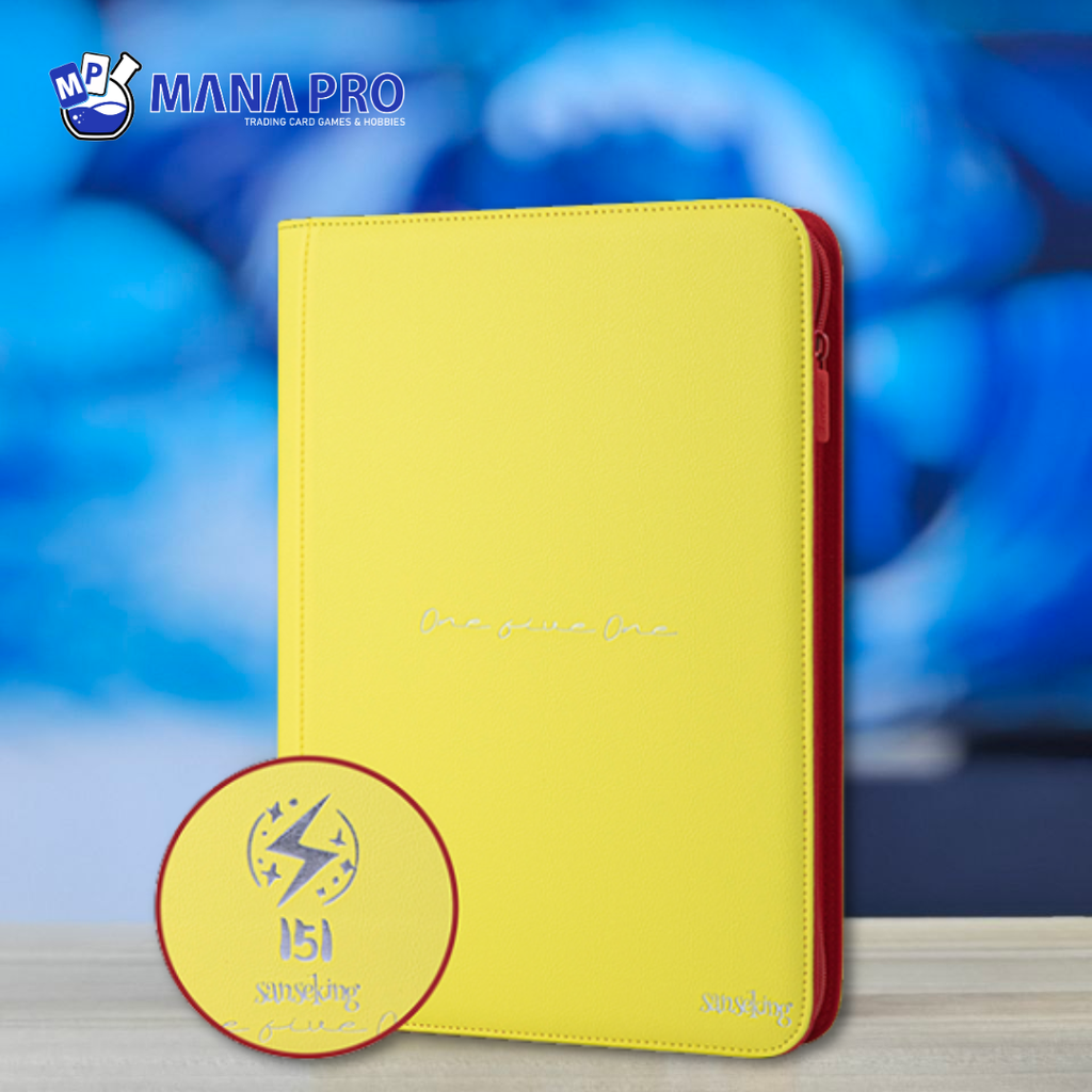 Sanseking 151 Rainbow 9 Pockets Card Binder (Fulgentstripe - Yellow)