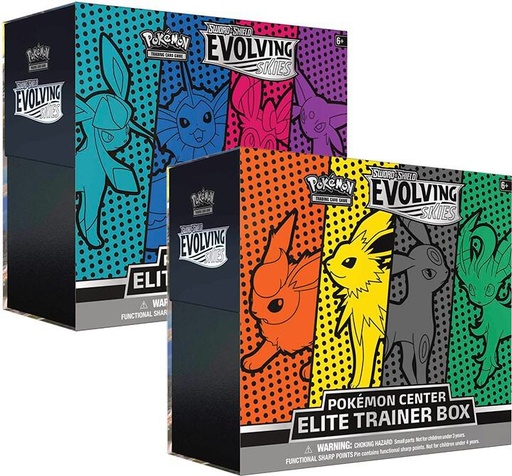 [245855] Evolving Skies Pokemon Center Elite Trainer Box [set Of 2] (exclusive)