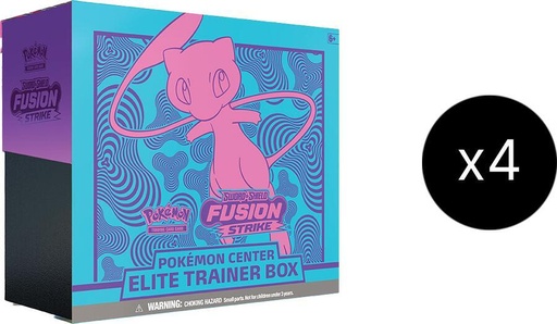 [557076] Fusion Strike Pokemon Center Elite Trainer Box Case (exclusive)