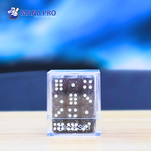 [DSI00048] DICESKI Chameleon 12mm D6 Black Translucent (36 Dice)