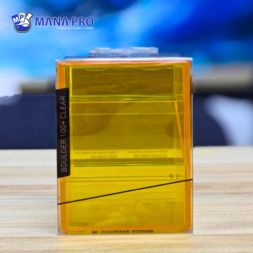 [UGD011507] Ultimate Guard Boulder Clear Amber 100+ Deck Case