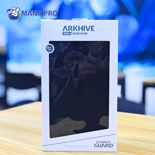 [UGD011256] Ultimate Guard Arkhive 800+ Xenoskin Monocolor Black Deck Case Box