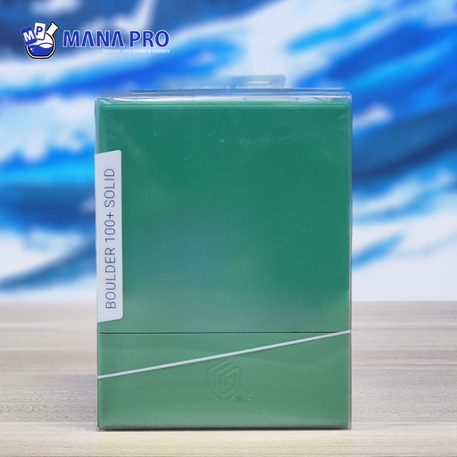 [UGD-011422-002-00] Ultimate Guard Boulder Solid Green 100+ Deck Case
