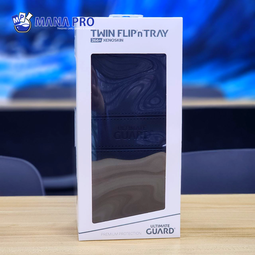 [UGD011362] Ultimate Guard Twin N Flip Tray Xenoskin Black 266+ Deck Case