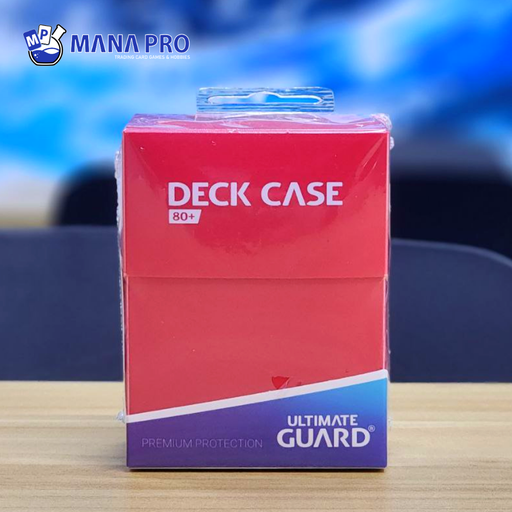 [UGD010258] Ultimate Guard Red 80+ Deck Case
