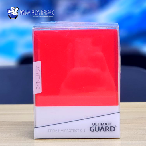 [UGD011333] Ultimate Guard Boulder Red/white 100+ Deck Case Synergy Series