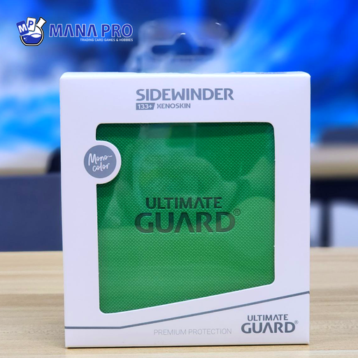 [UGD011343] Ultimate Guard 133+ Sidewinder Xenoskin Monocolor Green Case Box