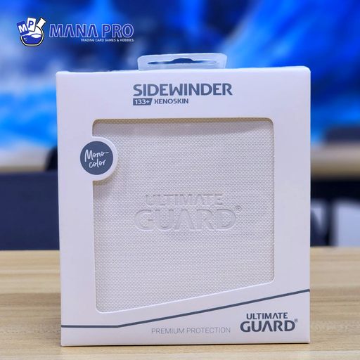 [UGD011340] Ultimate Guard 133+ Sidewinder Xenoskin Monocolor White Case Box