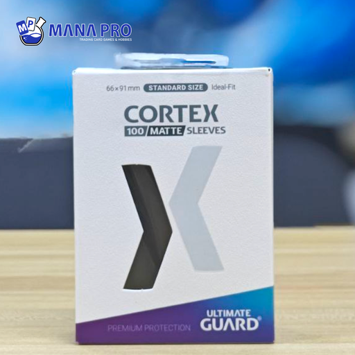 [UGD011155] Ultimate Guard Cortex Matte Black Standard Size Sleeve