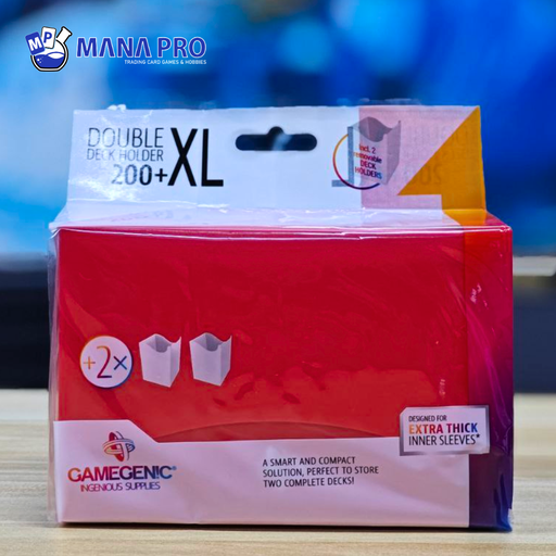 [GGS25113ML] Gamegenic Double Deck Holder 200+ XL Red