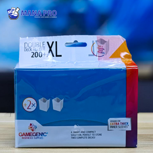 [GGS25112ML] Gamegenic Double Deck Holder 200+ XL Blue