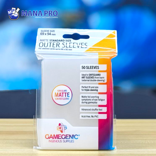 [GGS10129ML] Gamegenic Outer Sleeves Matte Standard Size
