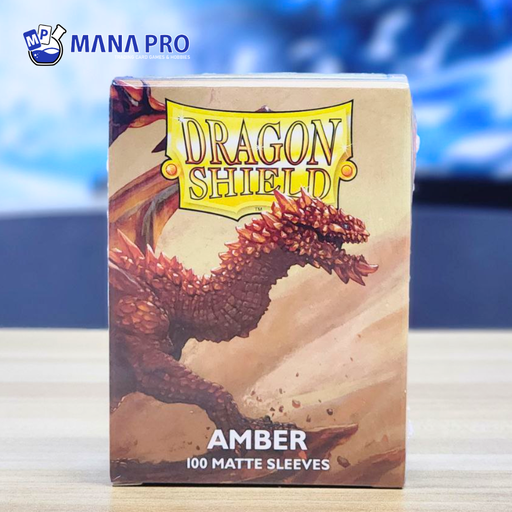 [AT-11059] Dragon Shield Amber Matte Standard Sleeve