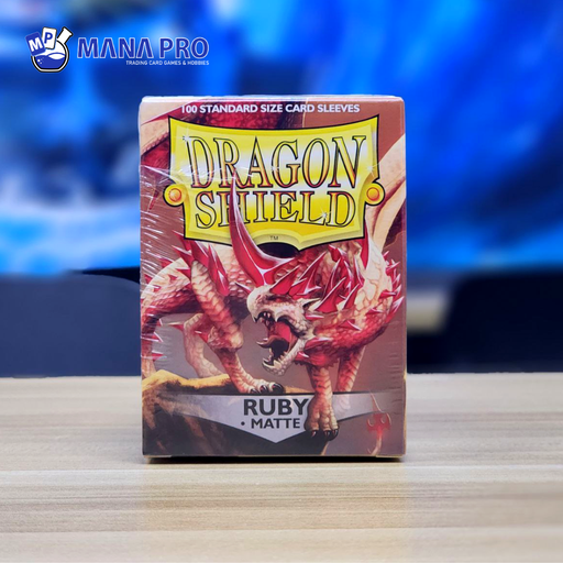 [AT-11037] Dragon Shield Ruby Matte Standard Sleeve