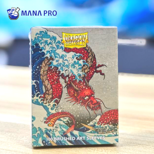 [AT-12060] Dragon Shield The Great Wave Brushed Art Sleeve