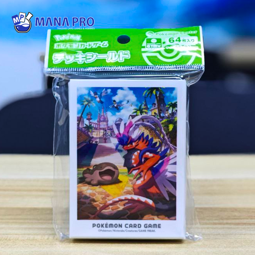 [Pokemon Tcg Paldea Adventure Koraidon & Clodsire Sleeve (64 Sleeves)] Pokemon Tcg Paldea Adventure Koraidon & Clodsire Sleeve (64 Sleeves)