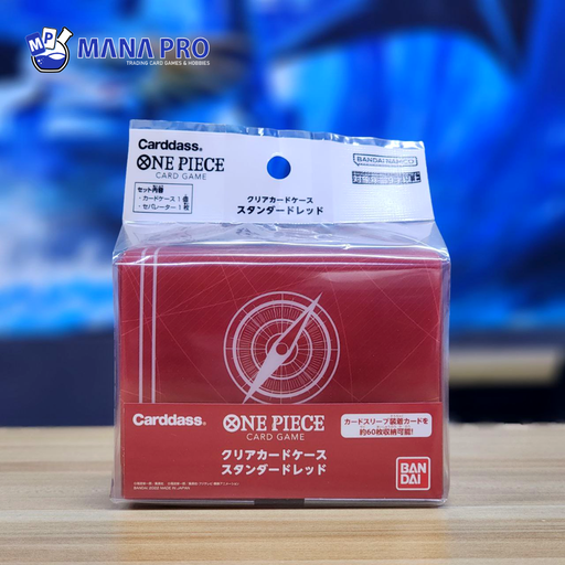 [7512932667546] One Piece Card Game Standard Red Card Case 2022